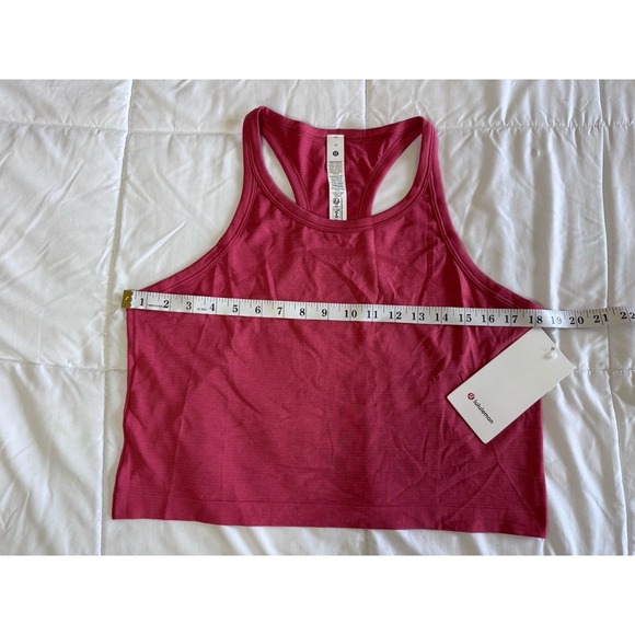 Lululemon Swiftly Tech Racerback Tank 2.0 Race Size 14 Dessert Red NWT - Picture 4 of 10